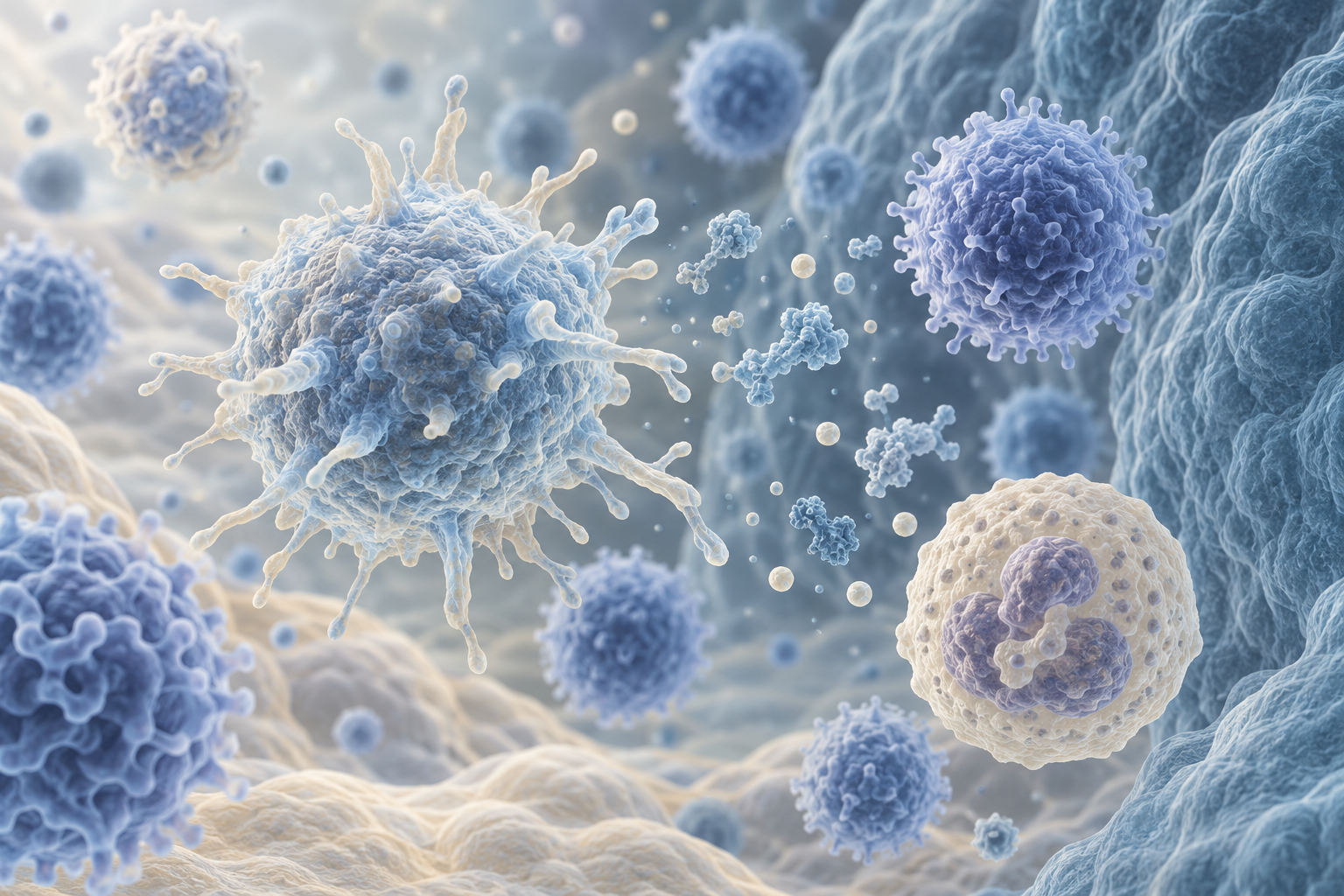 Illustration for the section: Infections and immune cells: three distinct questions about protection