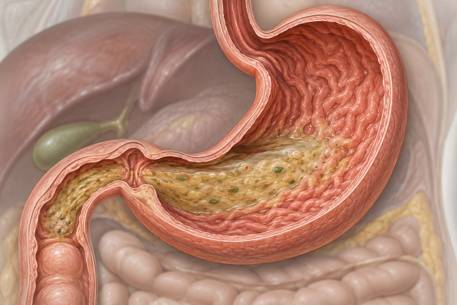 Illustration for the section: Other types of nausea and gastric function