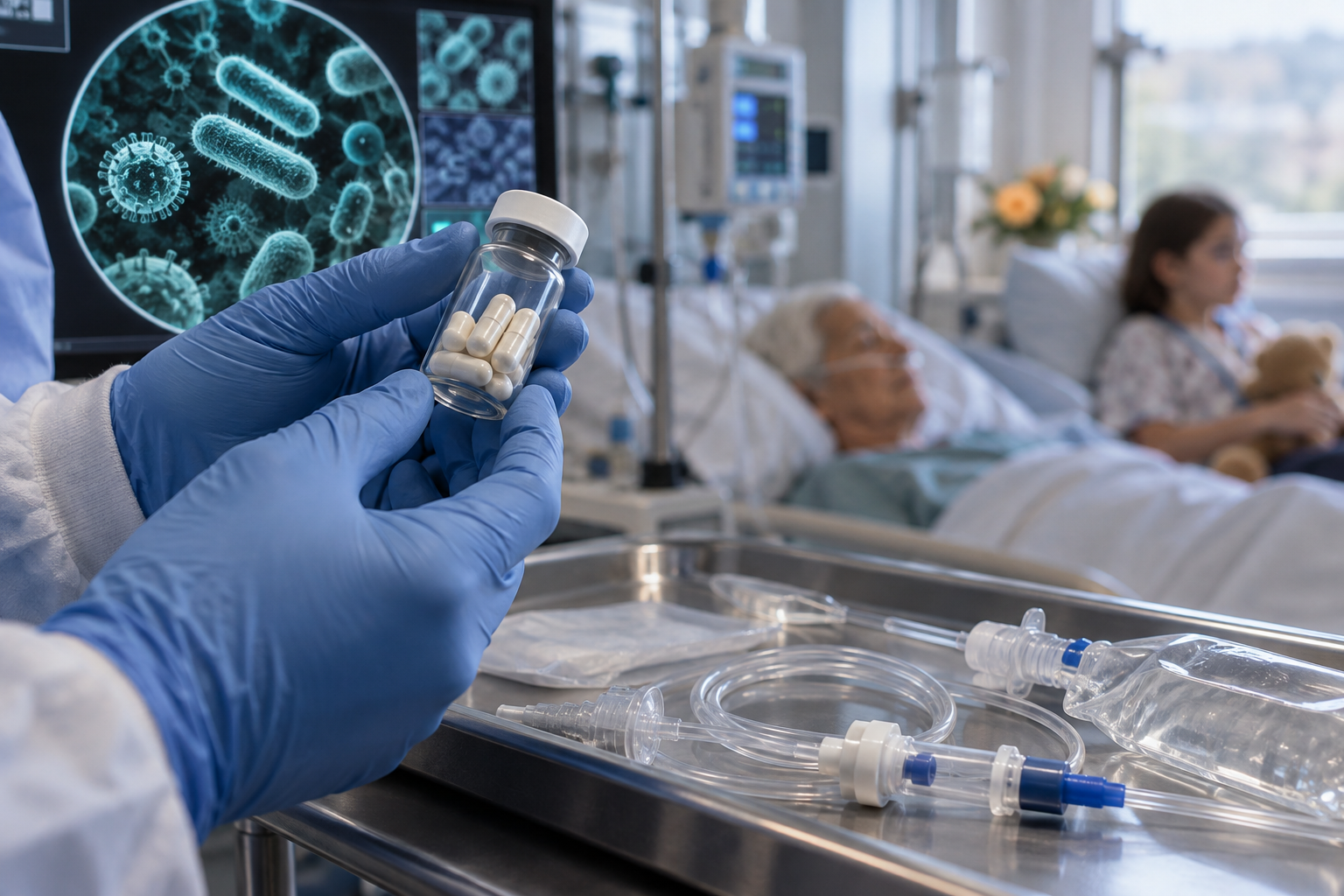 Illustration for the section: Safety: live microorganisms require patient assessment