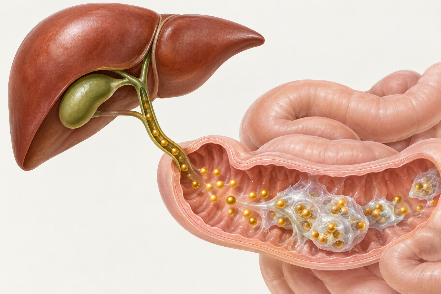 Illustration for the section: Bile Acids, LDL, and Clinical Effect