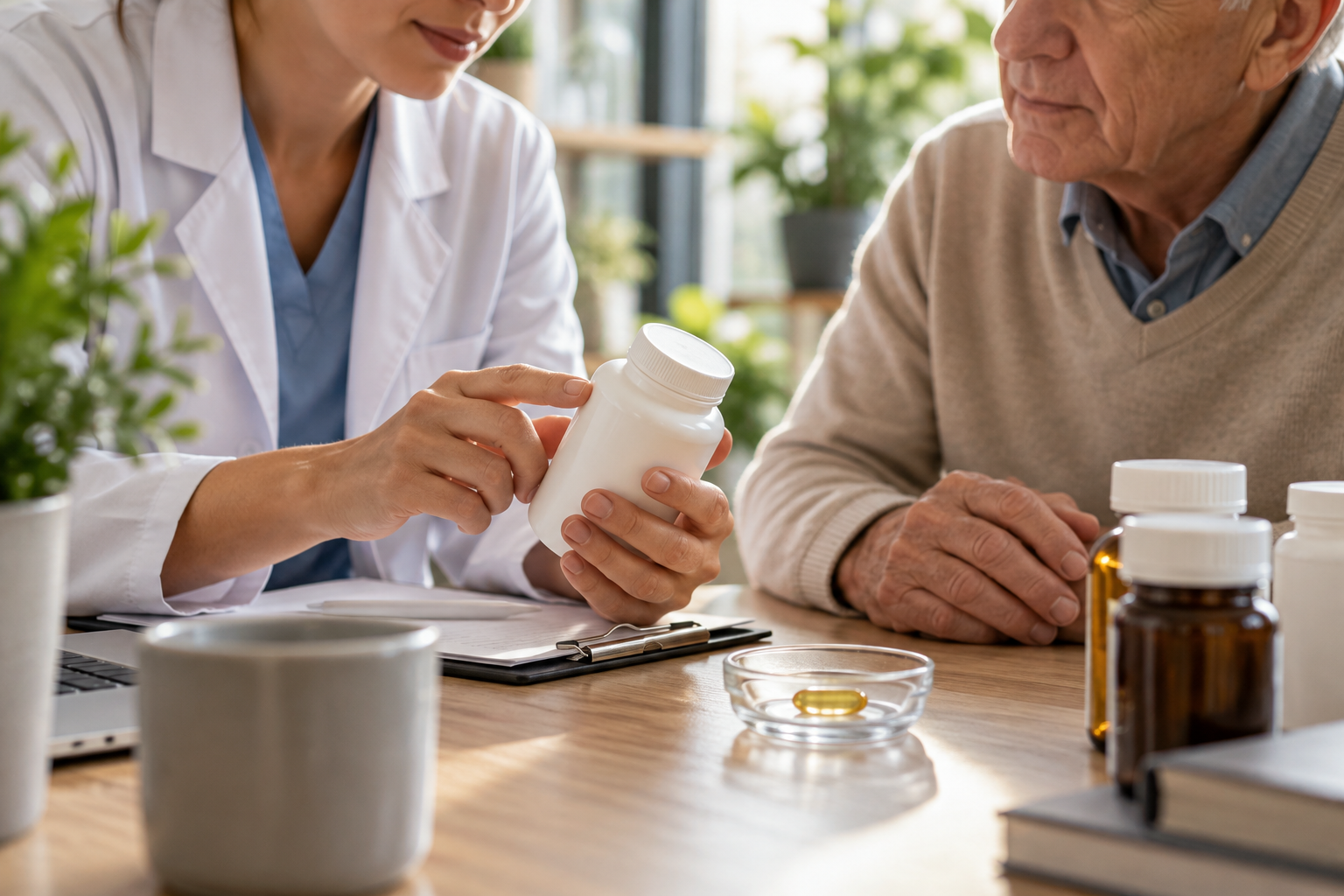 Illustration for the section: Safety, medications, and upper levels